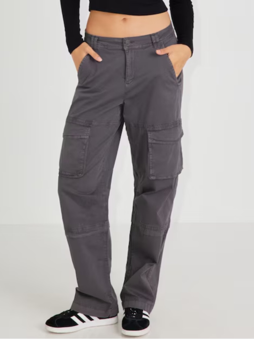 Garage Remi Straight Cargo Pant forged iron grey 1